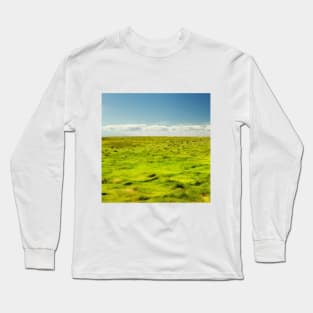 SCENERY 22 - Outdoor Grass Field Park Pathway Long Sleeve T-Shirt